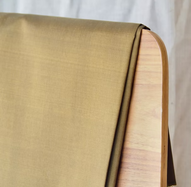 ซิ่น ผ้าไหมมัดหมี่ ไหมแท้ สีน้ำตาลทอง เลือกตามขนาด รหัส CISP-CT-103152