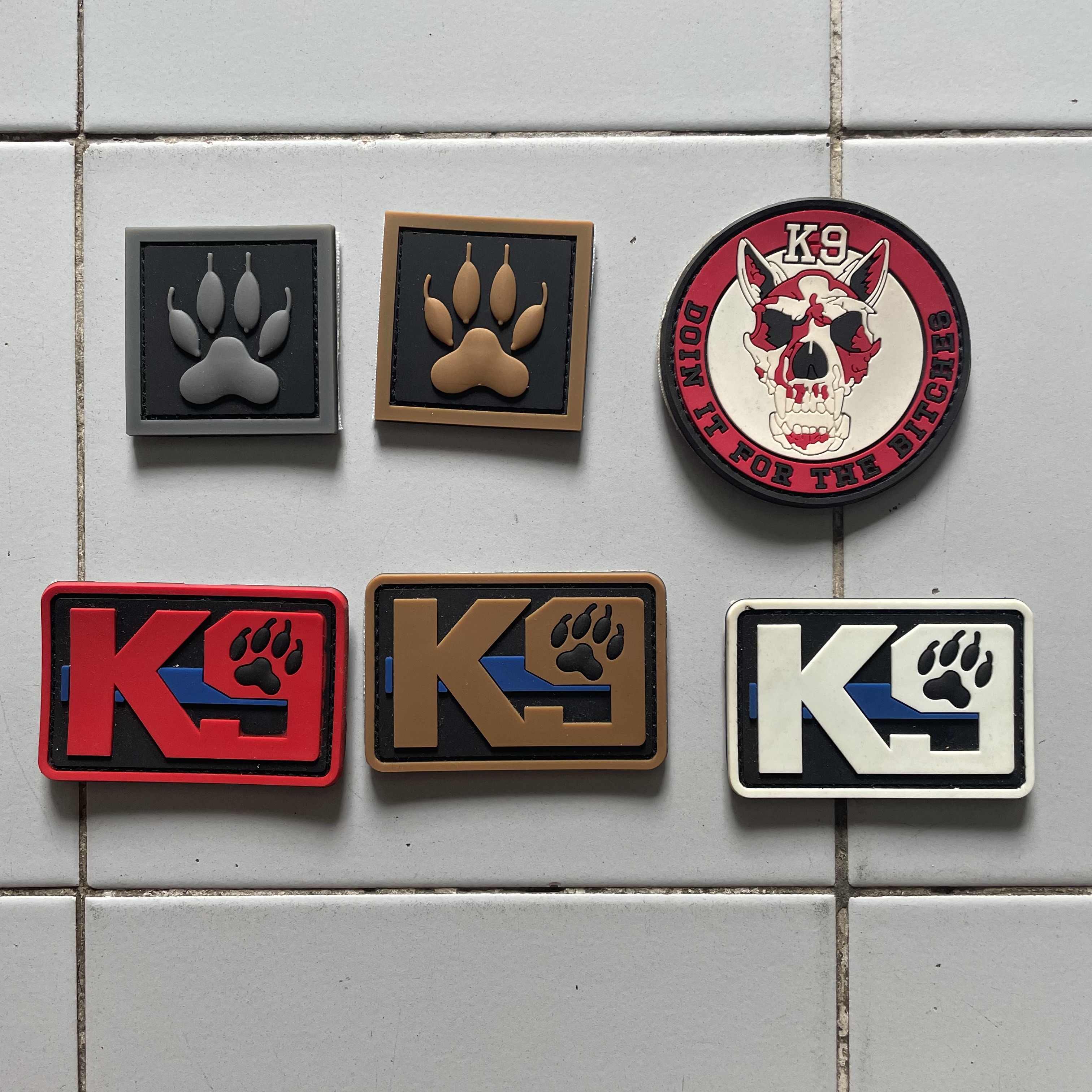 patch อาร์ม แบบ pvc กลุ่ม B (มีตีนตุ๊กแกทุกชิ้น)