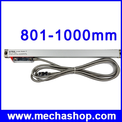 ลิเนียร์สเกล Linear scale optical scale ruler เลือกระยะวัด 801-1000mm 5um output signal ออปชัน 9-pin TTL/9-pin RS422/7-pin TTL (สินค้า Pre-Order)