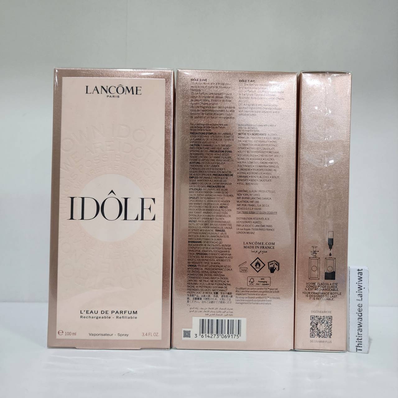 น้ำหอมแท้ Lancome Idole EDP 100ml กล่องซีล