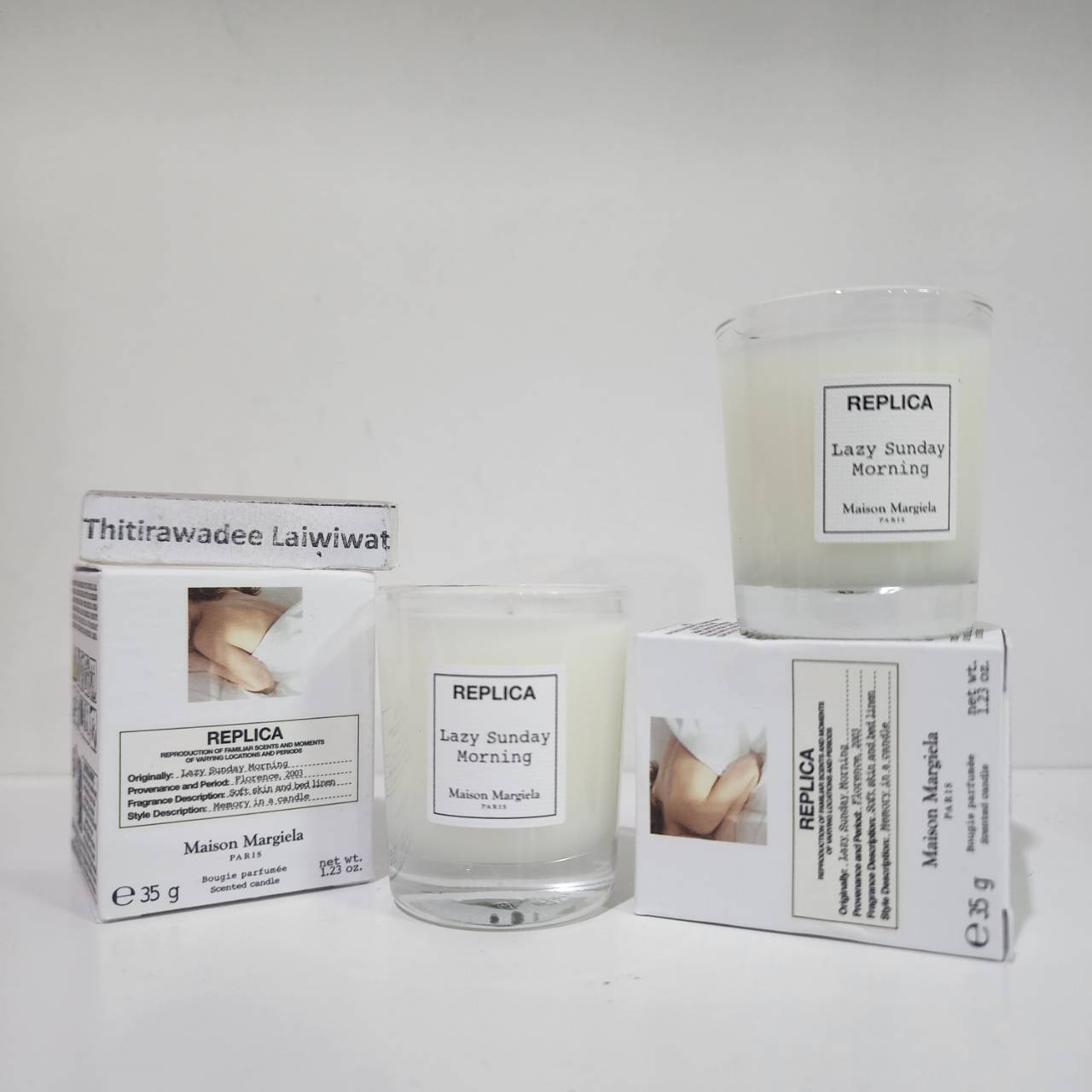 เทียนน้ำหอม Maison Margiela Replica Replica Lazy Sunday Morning Candle เทียน 35g
