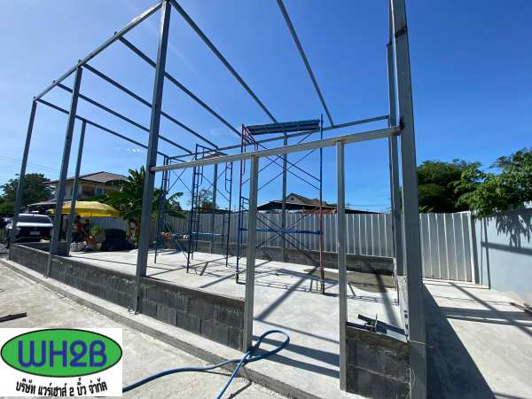 โกดังสำเร็จรูป ขนาด5.00x10.00 เมตร ท่าข้าม