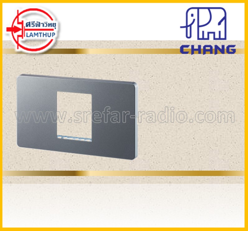 iModern C-405CG แผงหน้ากากพลาสติก สีเทาดำ CHANG
