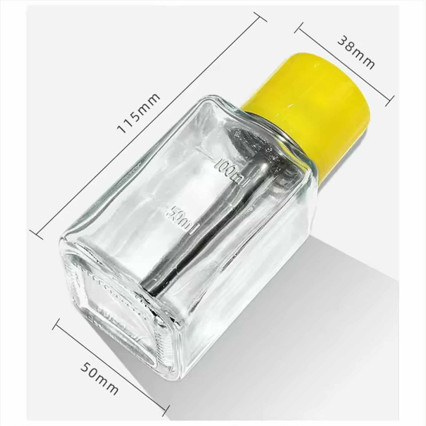 ขวดปั๊มแก้ว หัวสแตนเลส ขวดปั๊มน้ำยาล้างเล็บ ขวดกดแอลกอฮอล์ ปั๊มน้ำยาต่างๆ 180ml