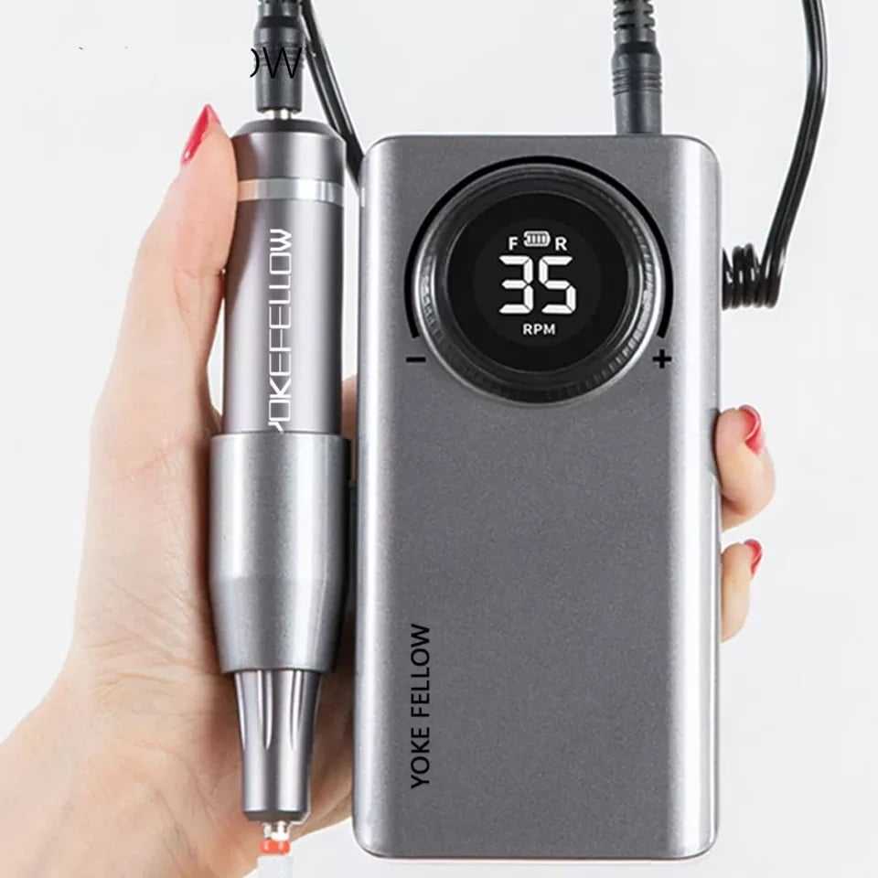 เครื่องเจียรเล็บไฟฟ้า ที่เจียรเล็บ มีแบตในตัว 35000RPM