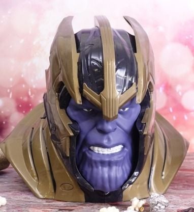 Thanos bucket ถังป๊อบคอร์นหัวธานอส ราคา 500 บาท มีแค่ใบเดียวเท่านั้น ของหายาก ของลิขสิทธิ์จาก Major+Marvel