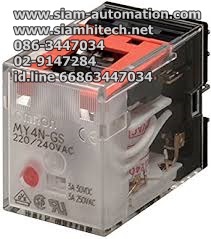 Relay ยี่ห้อ Omron รุ่น MY4N-GS 24VDC (ใหม่)