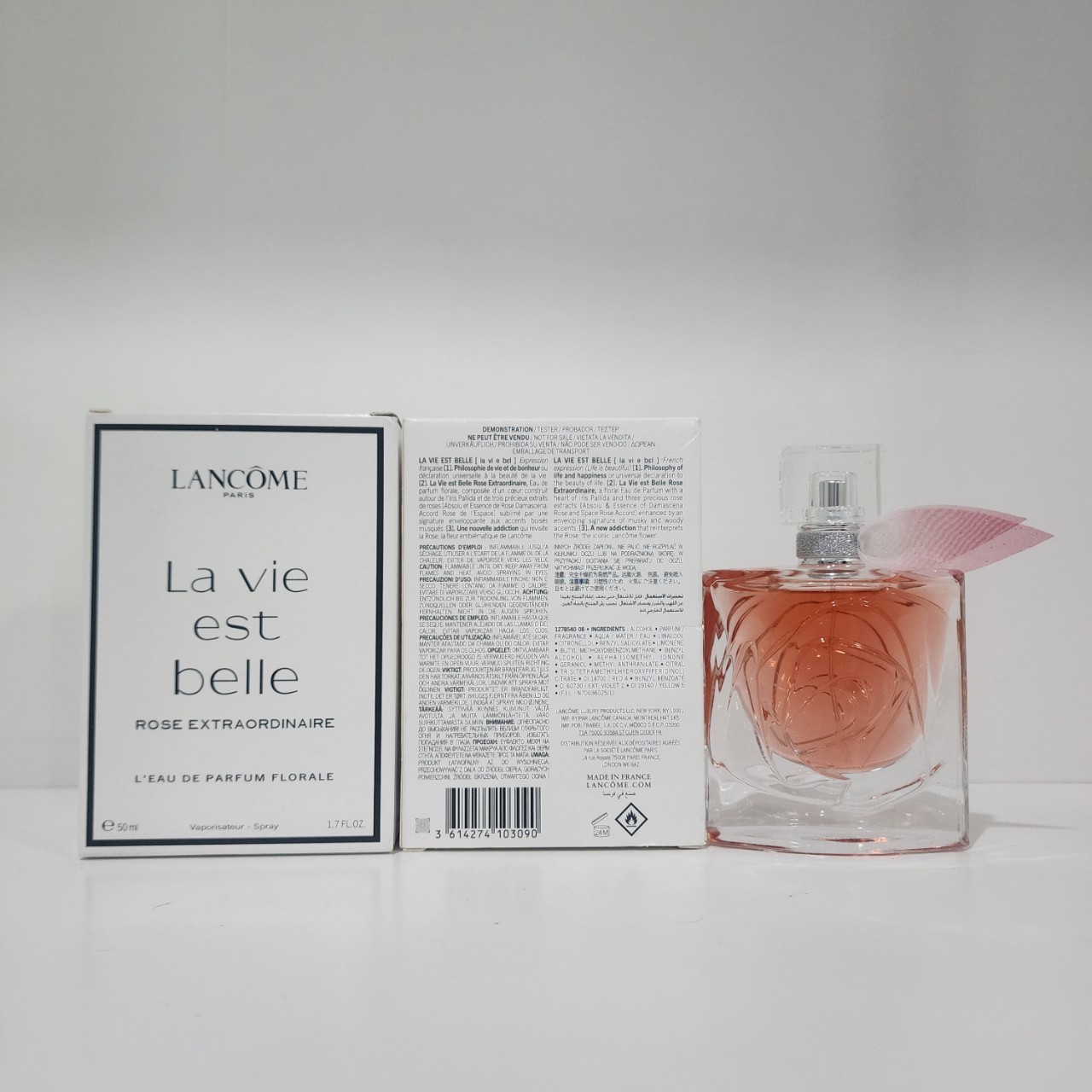 น้ำหอมแท้ Lancome La Vie Est Belle Rose Extraordinaire 50ml กล่องเทสเตอร์
