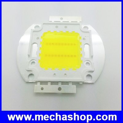 Chip LED DIY 20W White LED for High Power LED Light lamp Taiwan Genesis 30x30mil, 1600-1800lm, 6000-6500K, 32-34V, 700mA แสงสีขาว