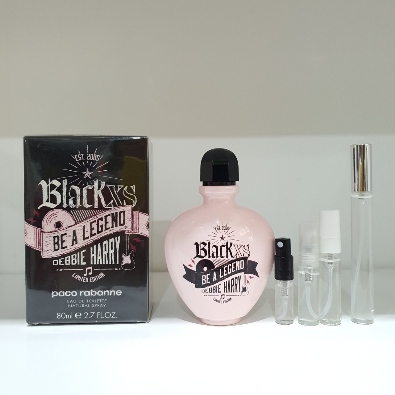 น้ำหอมแท้แบ่งขาย Paco Rabanne Black XS Be a Legend Debbie Harry 💕Travel Size แบบทดลอง
