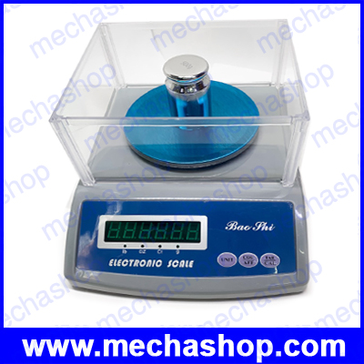 เครื่องชั่งความละเอียดสูง เครื่องชั่งห้องแลป มีฝาครอบถาดชั่ง ชั่งได้ Precision Scale 1000g/0.01g, 2000g/0.01g, 3000g/0.01g (ไม่มีแบตสำรอง)