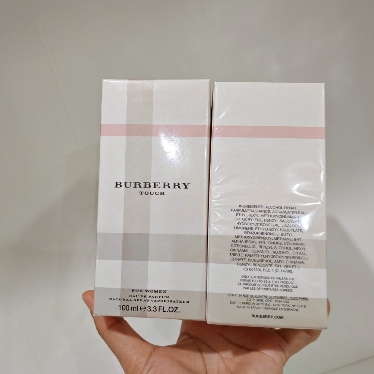 น้ำหอมแท้ Burberry Touch Eau de Parfum Spray For Women 100ml กล่องซีล
