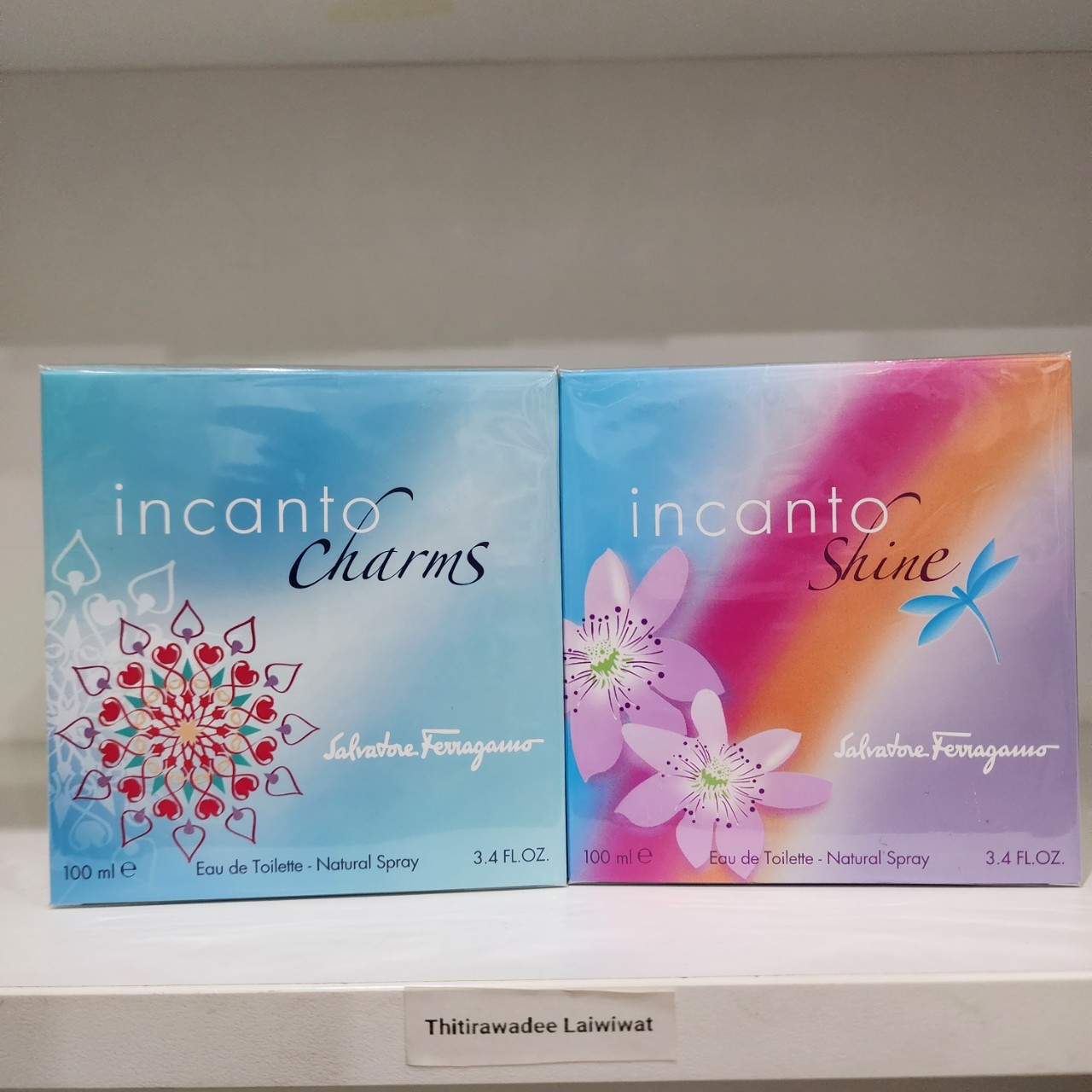 น้ำหอมแท้ Salvat0re Ferragam0 Incanto Shine EDT 100ml กล่องซีล