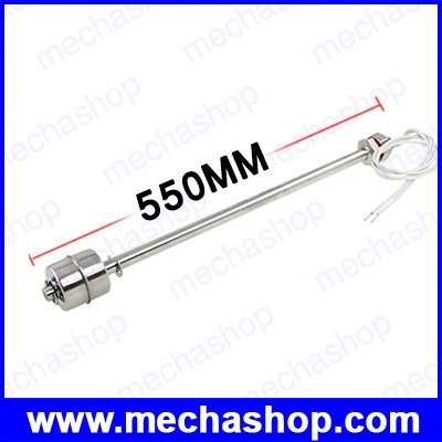 เซนเซอร์ระดับน้ำ ลูกลอยไฟฟ้า 304 Stainless Steel Float Switch Single Ball 550mm Liquid Water Level Sensor Floating