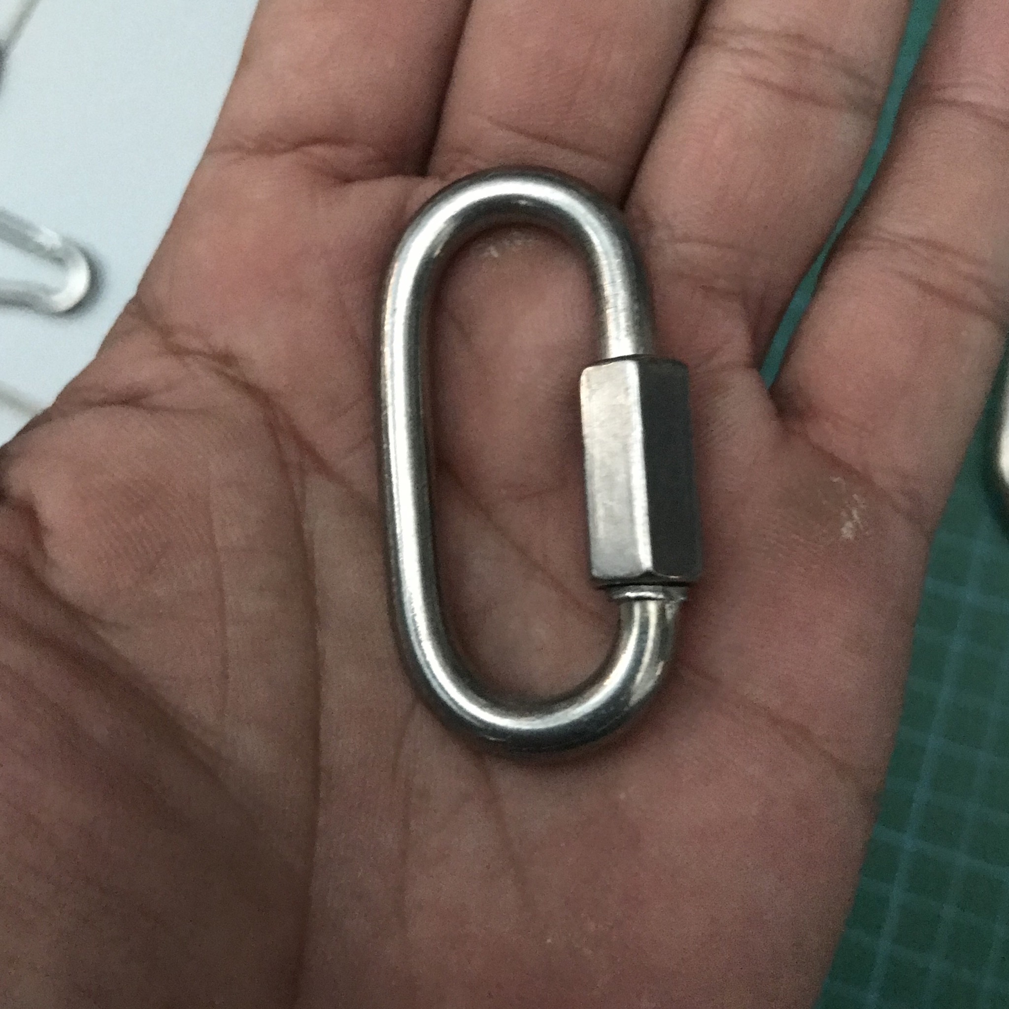 quick link ข้อต่อโซ่ สแตนเลส size M5