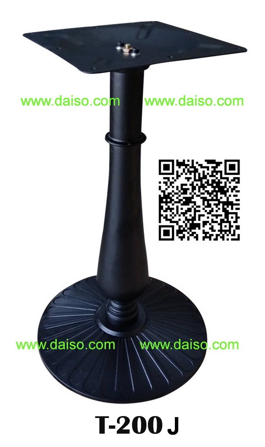 จำหน่ายขาโต๊ะ ขาโต๊ะเหล็ก ขาโต๊ะอาหารสำเร็จรูปฐานกลม_T-200J