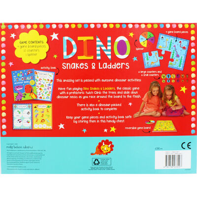 Alphabet / Dino Snakes & Ladders Box Set by Make Believe Ideas Board game เกมส์ สำหรับ 3+ ปี 9781788433297