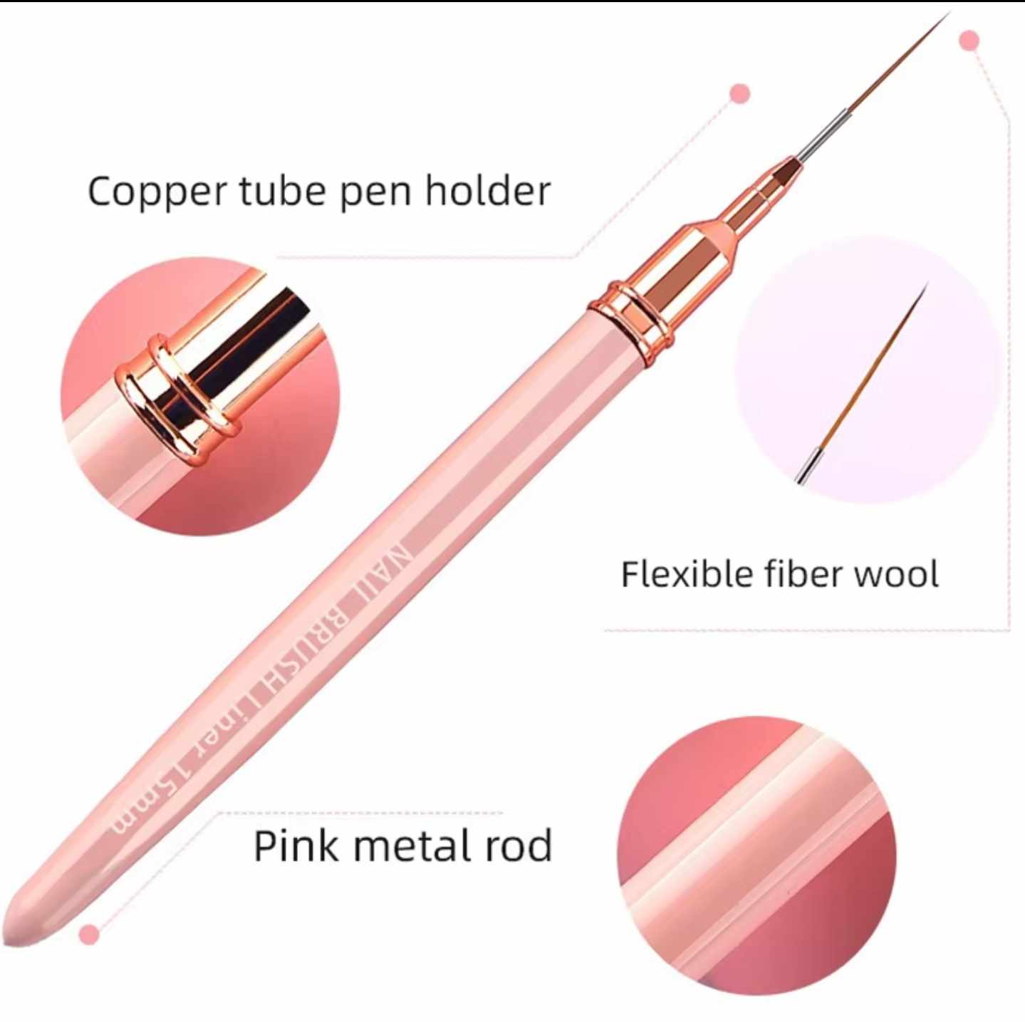 พู่กันไลเนอร์ พู่กันเพ้นท์ลายเส้น เพ้นท์ตัดขอบ ขายแยกเบอร์