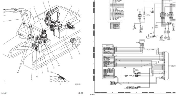 KOMATSU PC200-6 ขาย คู่มือซ่อมรถจักรกลหนัก วงจรไฟฟ้า KOMATSU รุ่น PC200-6 โคมัตสุ