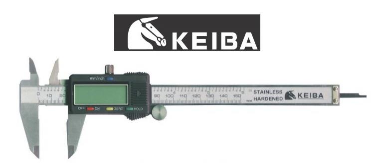 เวอร์เนียคาลิปเปอร์ ดิจิตอล KEIBA #111-101HB x 6" (อัน)