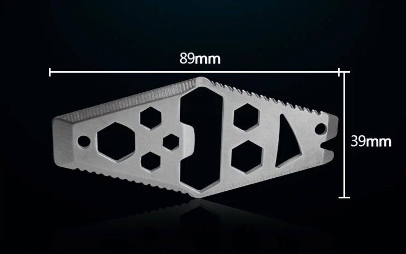 EDC ทรงข้าวหลามตัด- อุปกรณ์พกพาประจำวัน