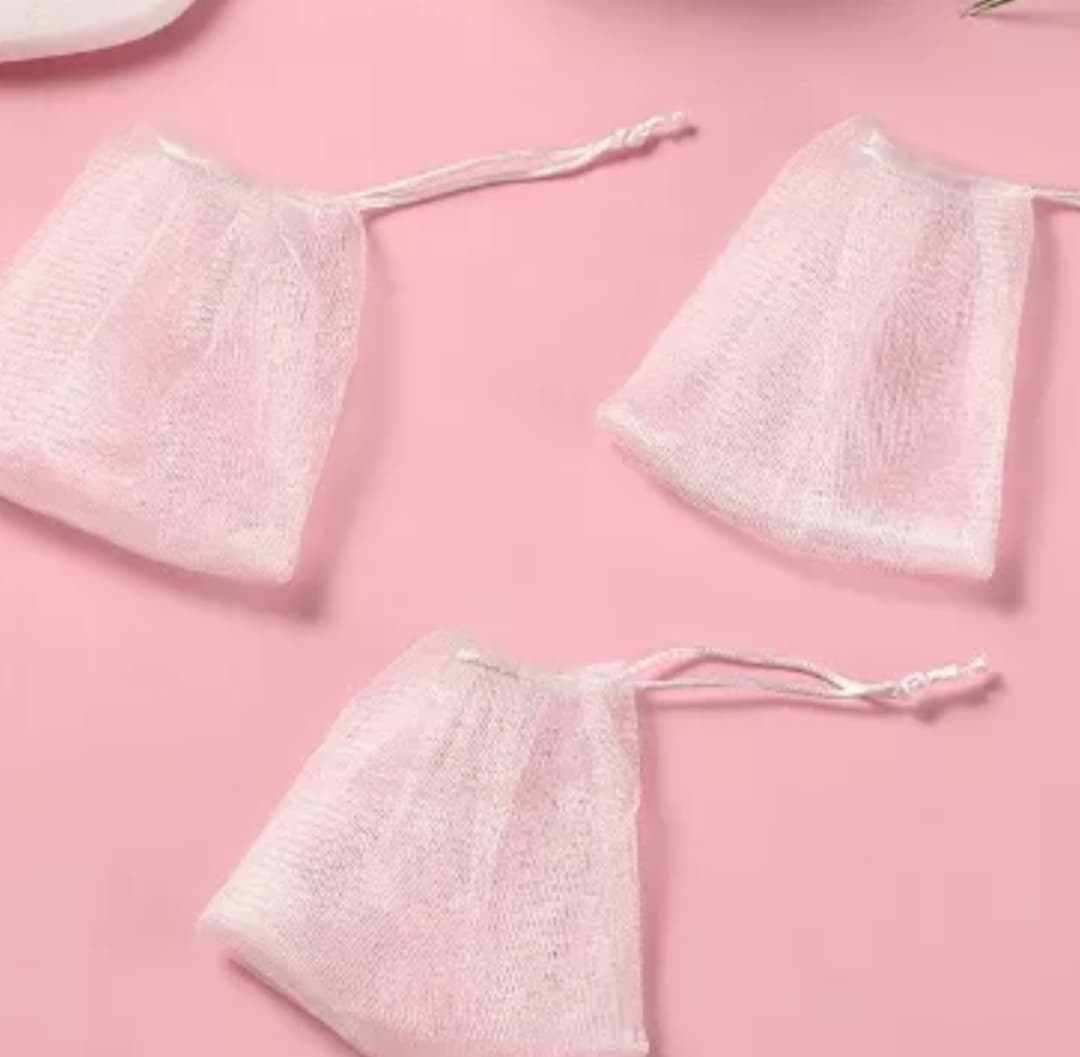 10ชิ้น 45บาท ถุงตาข่ายตีฟอง ไนล่อน 2 ชั้น