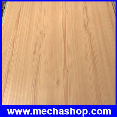 PVC Wall Panel แผ่นไม้เทียมตกแต่งบ้าน ตกแต่งผนัง ฝ้าเพดาน สีสักทอง Lock Type ขนาด 400x8x2800mm วัสดุ Pvc Resin & Calcium Powder