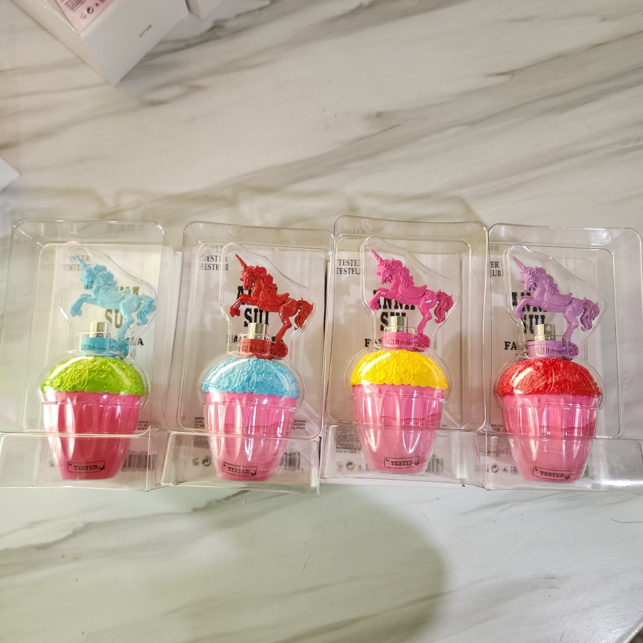 น้ำหอมแท้ Anna Sui Fantasia Pop Surprise 50ml กล่องเทสเตอร์ สีชมพูเหลือง