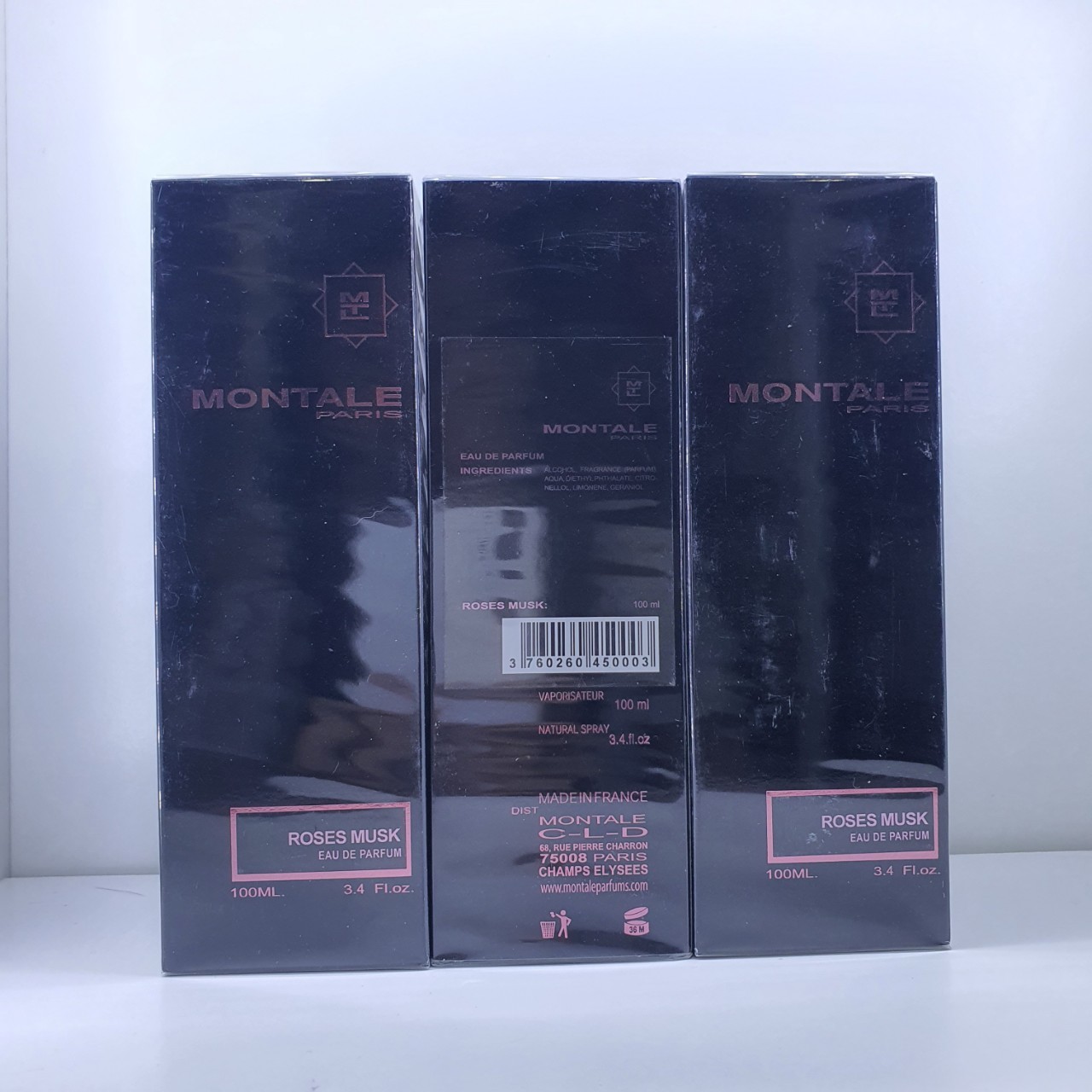 น้ำหอมแท้ Montale Rose Musk Eau De Parfum For Women And Men 100ml กล่องซีล + ถุงกระดาษ รหัส 26251233-17