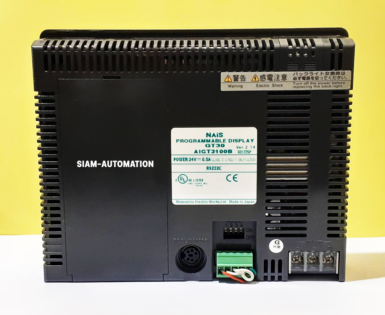 TOUCH SCREEN NAIS รุ่น GT30 AIGT3100B 5.75" 24VDC. (ขาวดำ) สินค้ามือ2