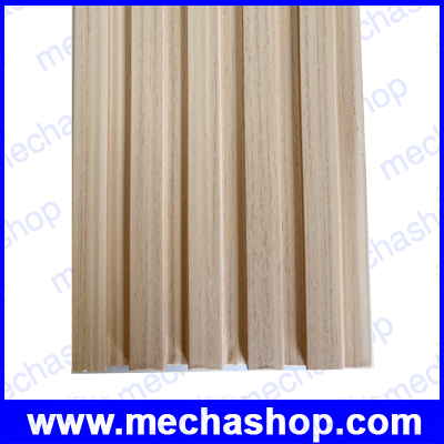 Great Wall Board ไม้เทียม ผนังไม้เทียมตกแต่งบ้าน ตกแต่งผนัง Size: 150x2900mm 9mm Raw Material: Virgin 20PCS/CTN NEW MATERIALS