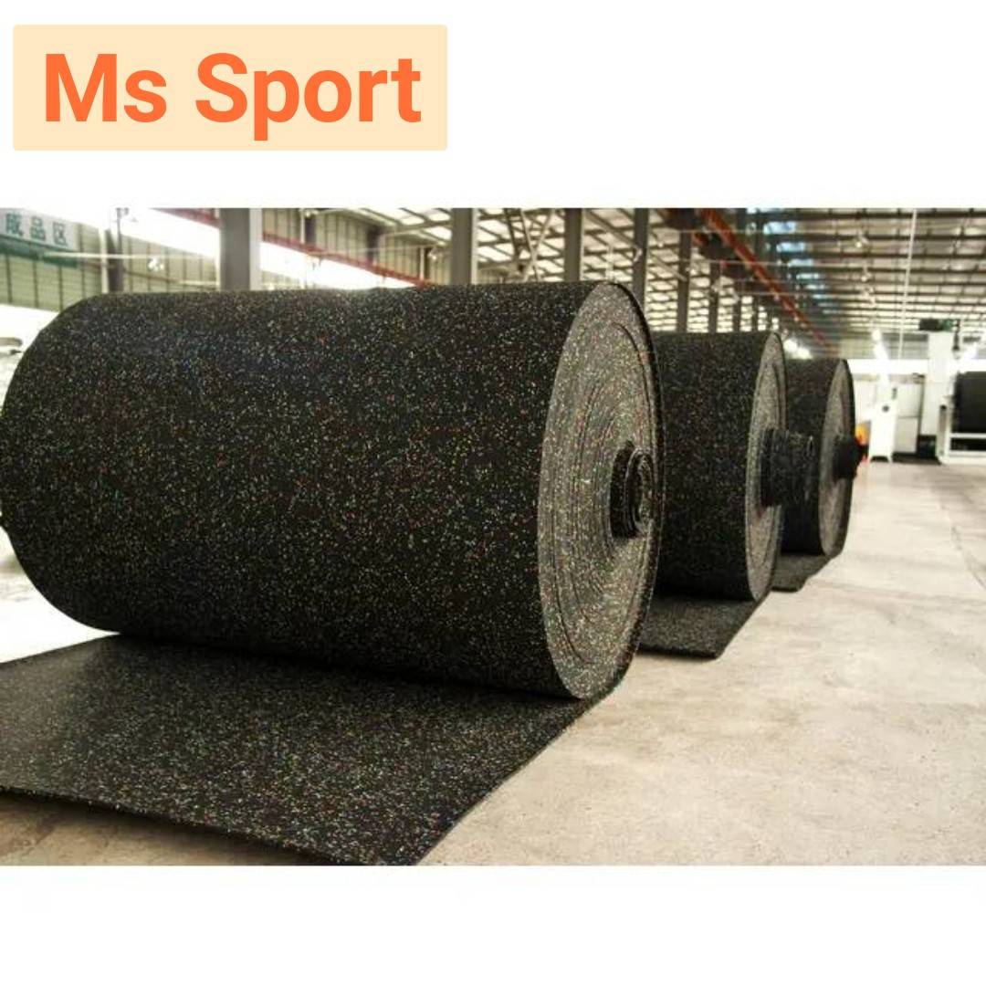 พื้นฟิตเนสแผ่นยาง EPDM แบบม้วน
