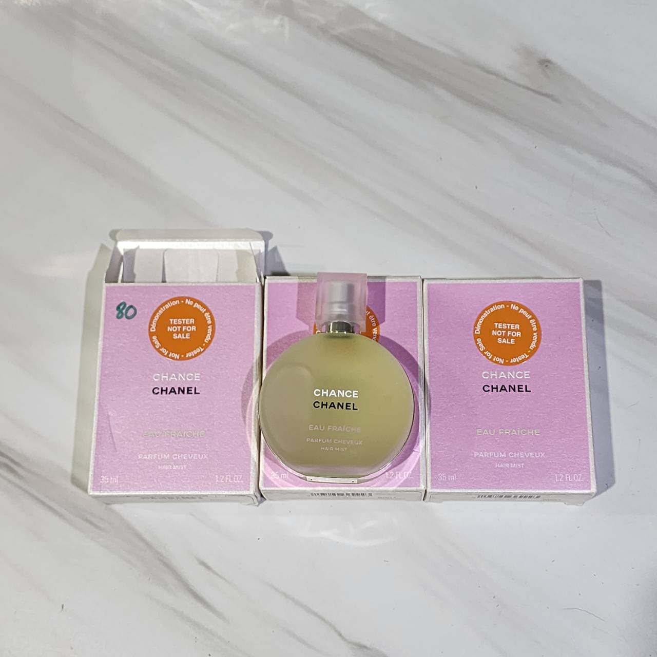 น้ำหอม Chanel CHANCE EAU FRAÎCHE 35ml Tester สเปรย์น้ำหอมสำหรับเส้นผม