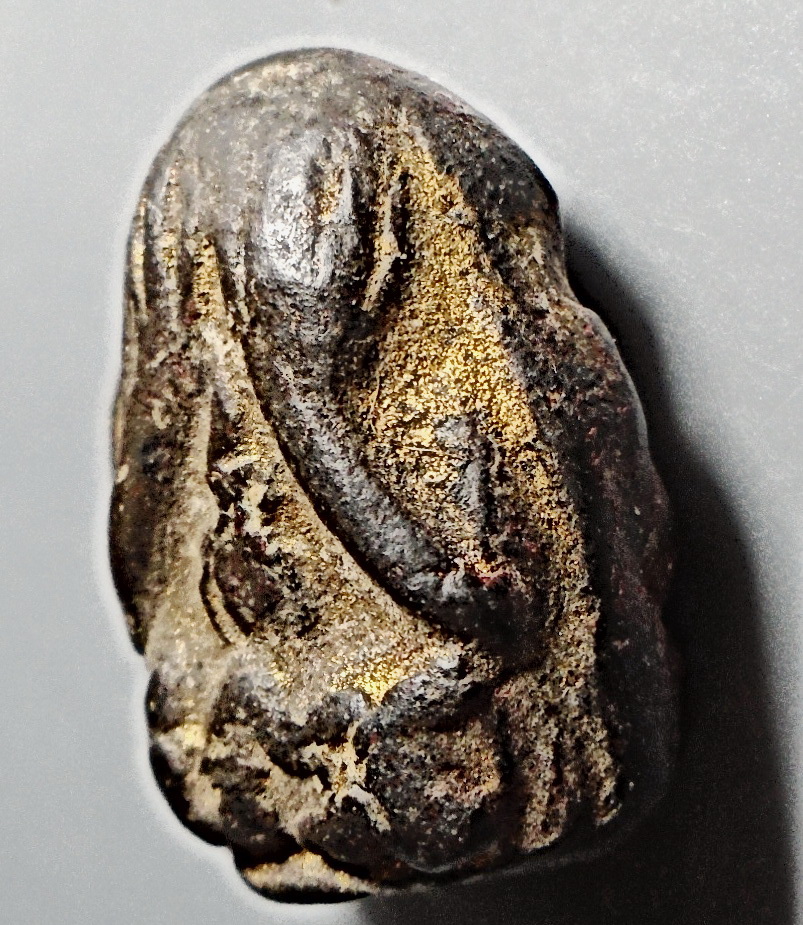 พระปิดตาสองหน้า อุดกริ่ง มีชาดมีทอง