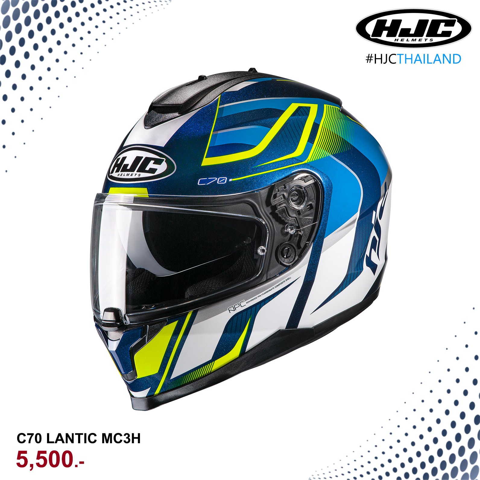 HJC รุ่น C70 LANTIC MC3H