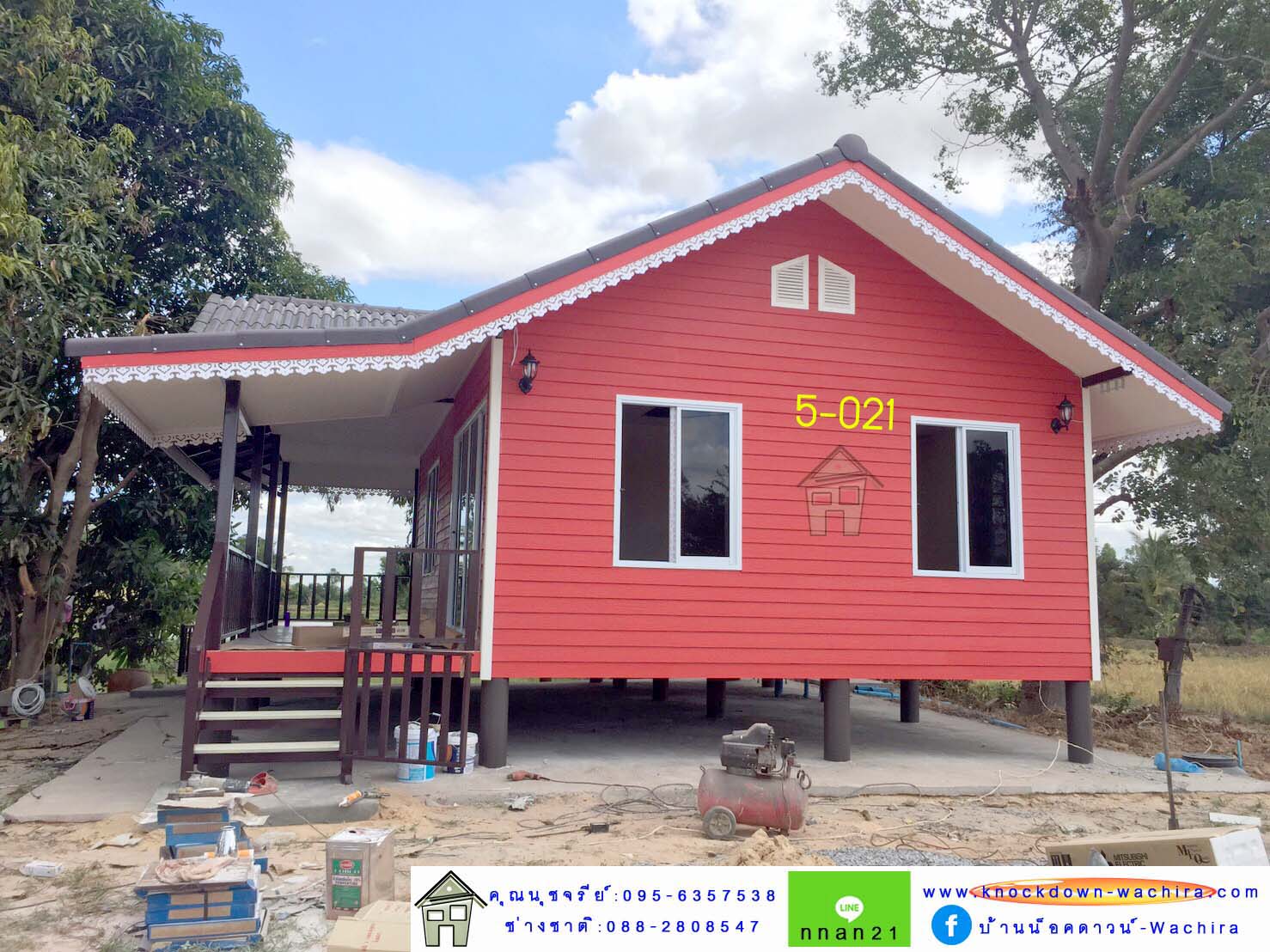 บ้านknock down,บ้านน็อคดาวน์ผ่อนได้,บ้านน็อคดาวน์ราคาถูกผ่อนได้,knockdown-wachira