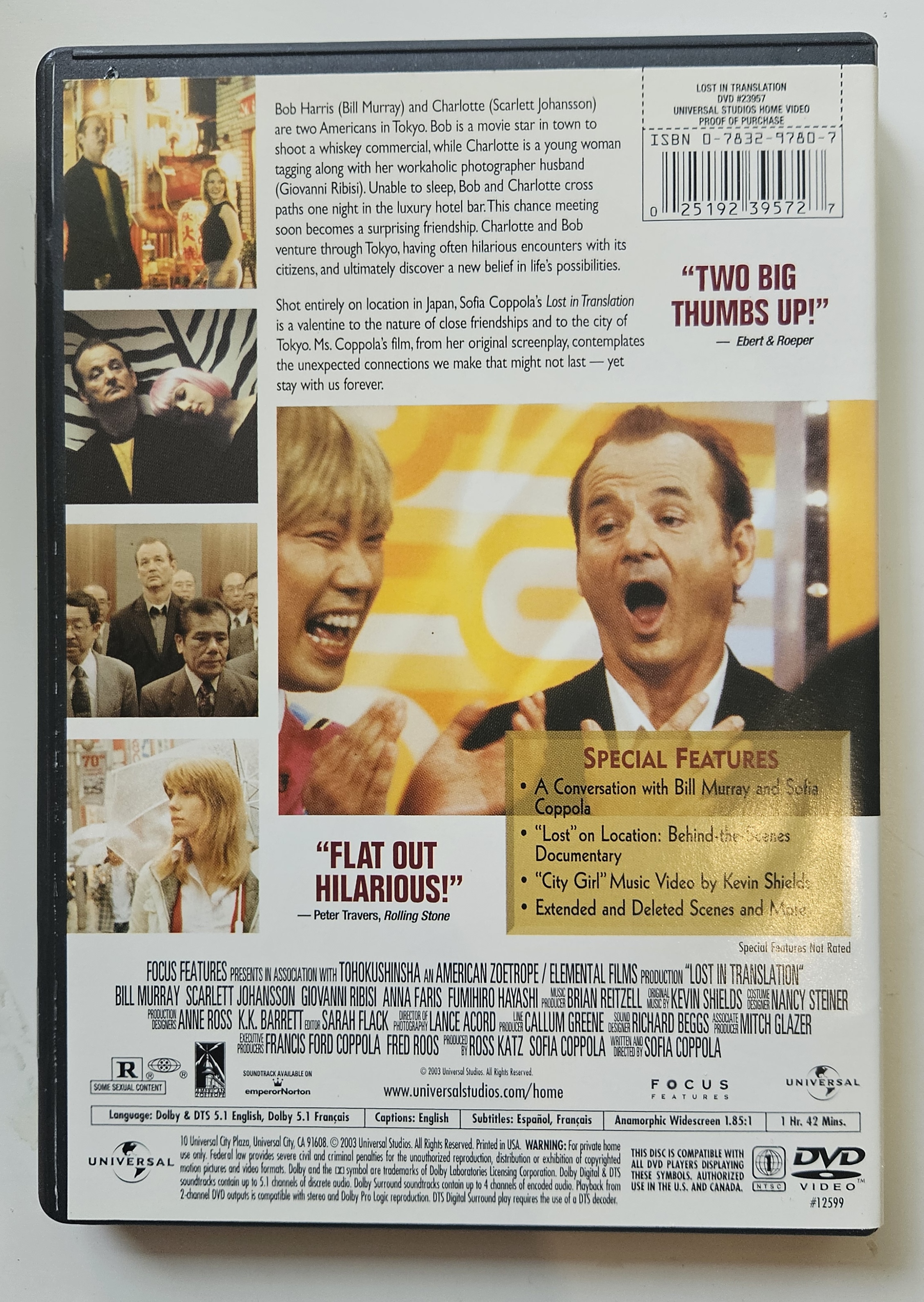 Lost in Translation (2003) (DVD)