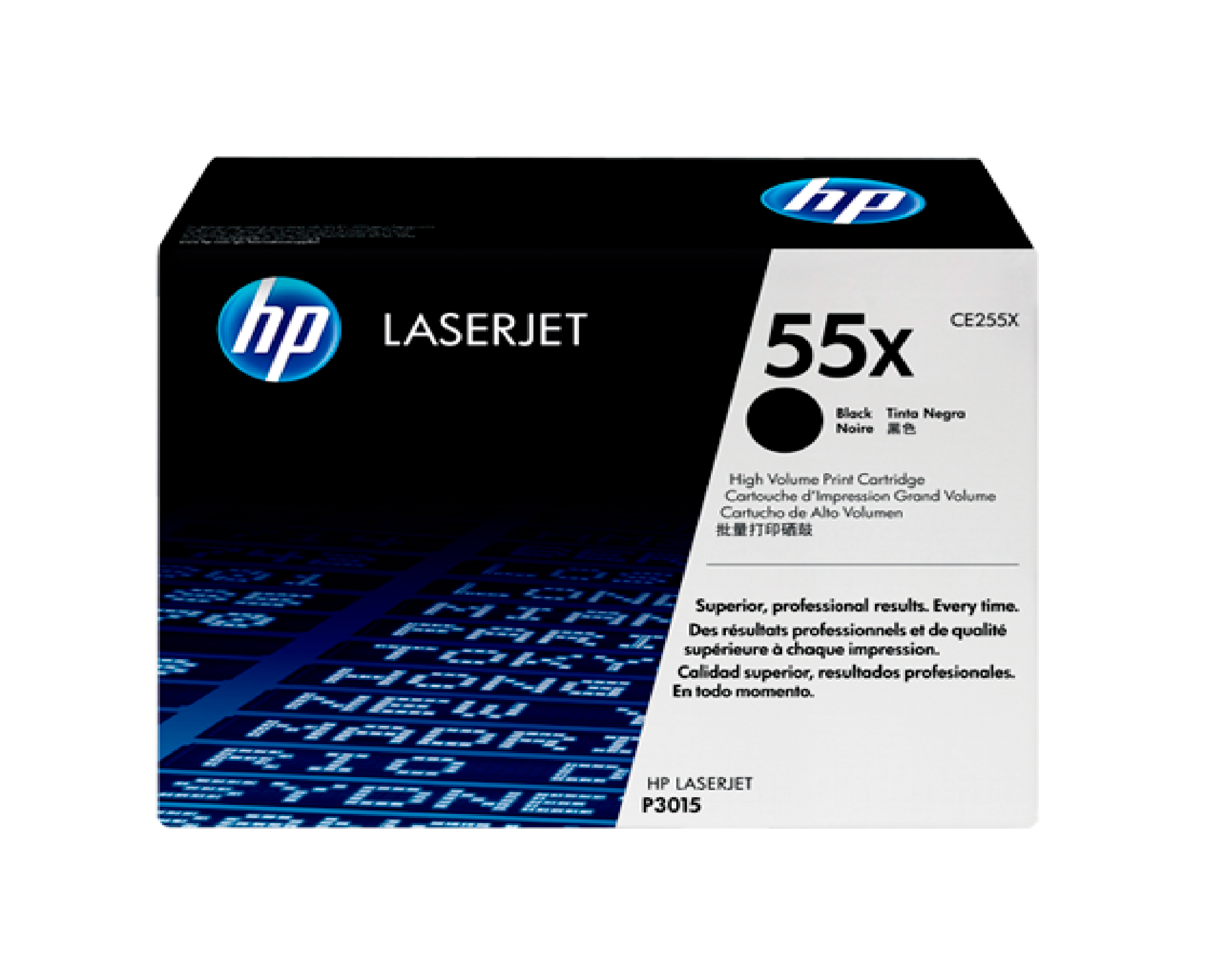 HP 55X CE255X Black ตลับหมึกโทนเนอร์ สีดำ ของแท้