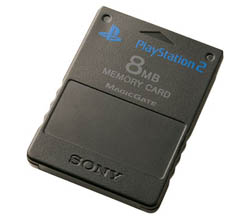 PS2: Memory Card 8 MB (Third Party)