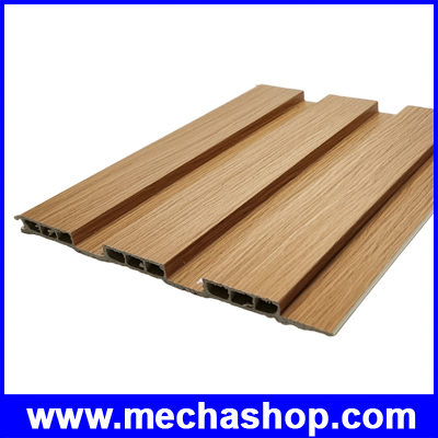 Great Wall Board ไม้เทียม ผนังไม้เทียมตกแต่งบ้าน ตกแต่งผนัง RF-106 Size: 195x2900mm 12mm Raw Material: Virgin