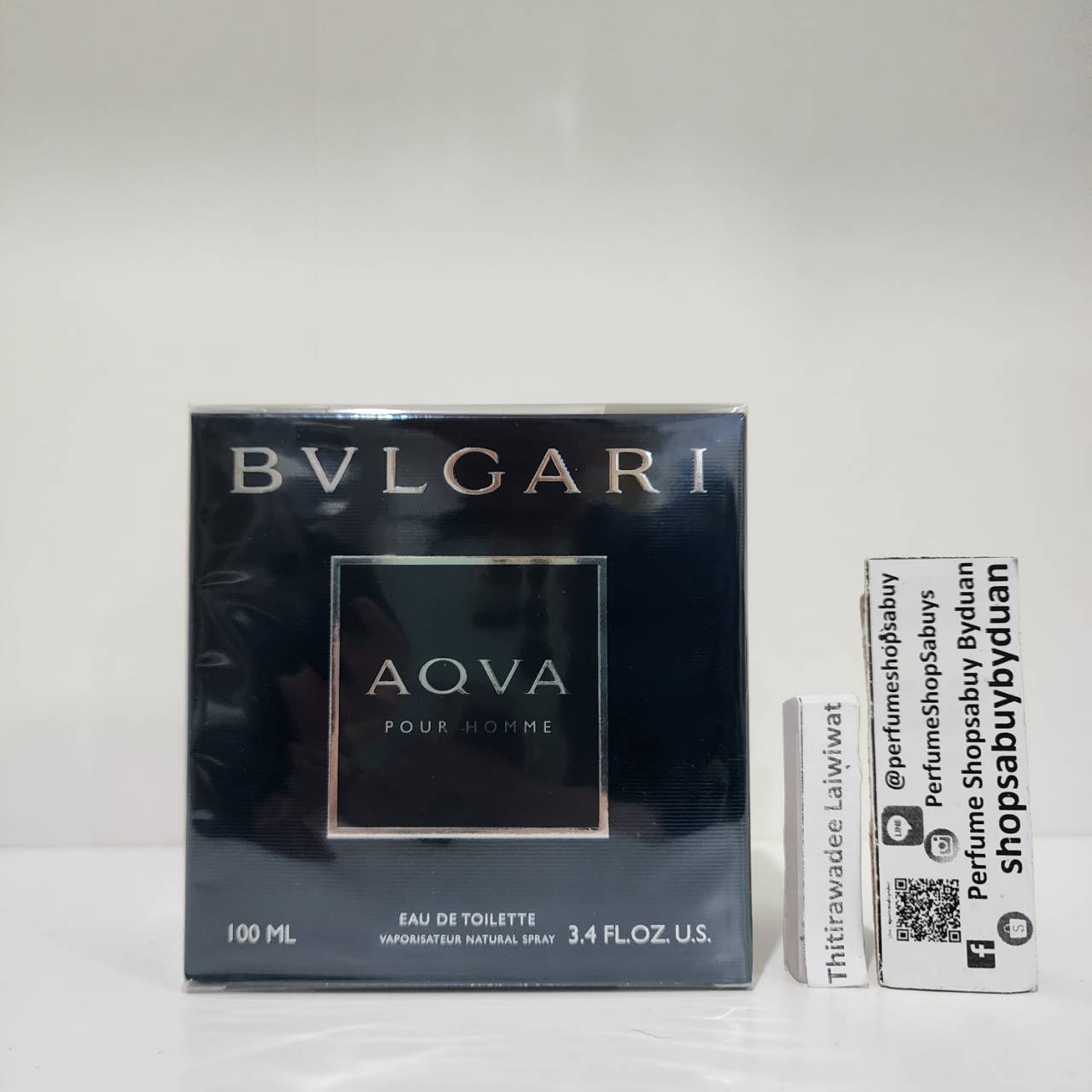 น้ำหอมแท้ Bvlgari Aqva Pour Homme EDT 100ml กล่องซีล