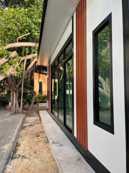 ออฟฟิศสำเร็จรูป บ้านสำเร็จรูป 4.00x8.00 เมตร