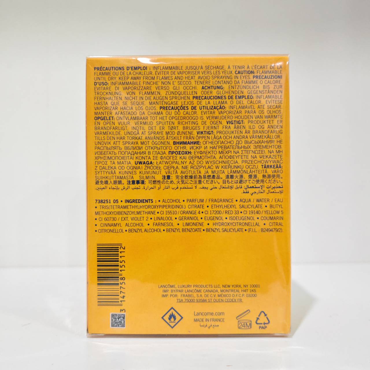 น้ำหอมแท้ Lancome Poeme edp 100ml. พร้อมกล่องซีล