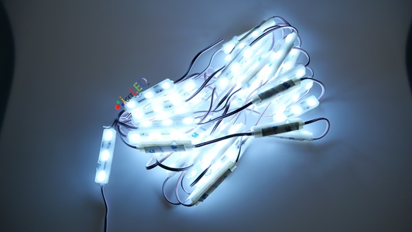 LED Module 1.5W 12V PVC เลนส์กระจายแสง สีขาว