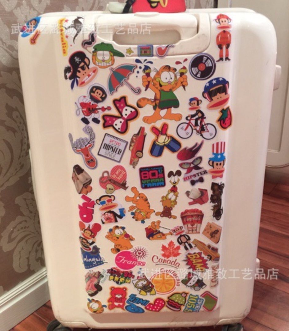 สติ๊กเกอร์ (set 100 ชิ้น) ติด ตกแต่ง กระเป๋า โน๊ตบุ๊ค ของใช้จิปาถะ