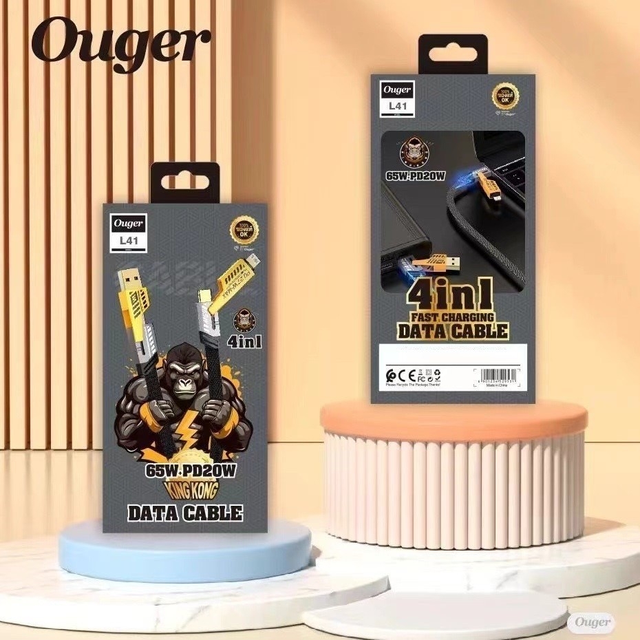 สายชาร์จ Ouger 4in1 Data Cable