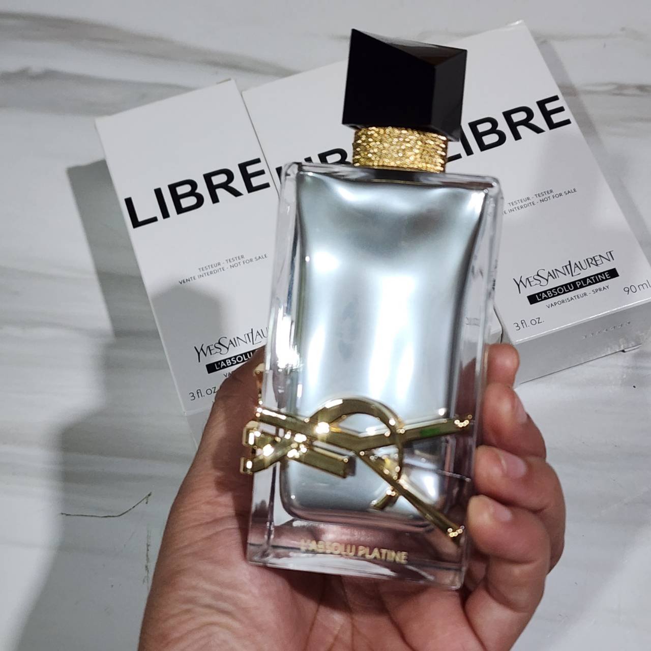 น้ำหอมแท้ YSL LIBRE L'Absolu Platine EDP 90 ml Tester
