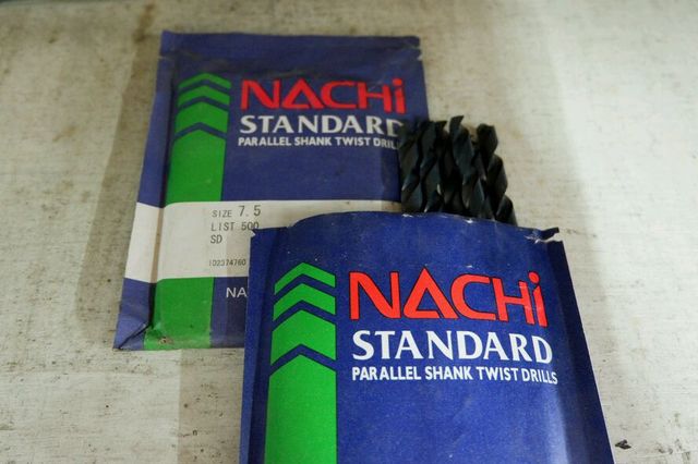 NACHI ดอกสว่านเจาะเหล็ก L500 HSS ขนาด 0.51 - 0.75 มม นาชิ