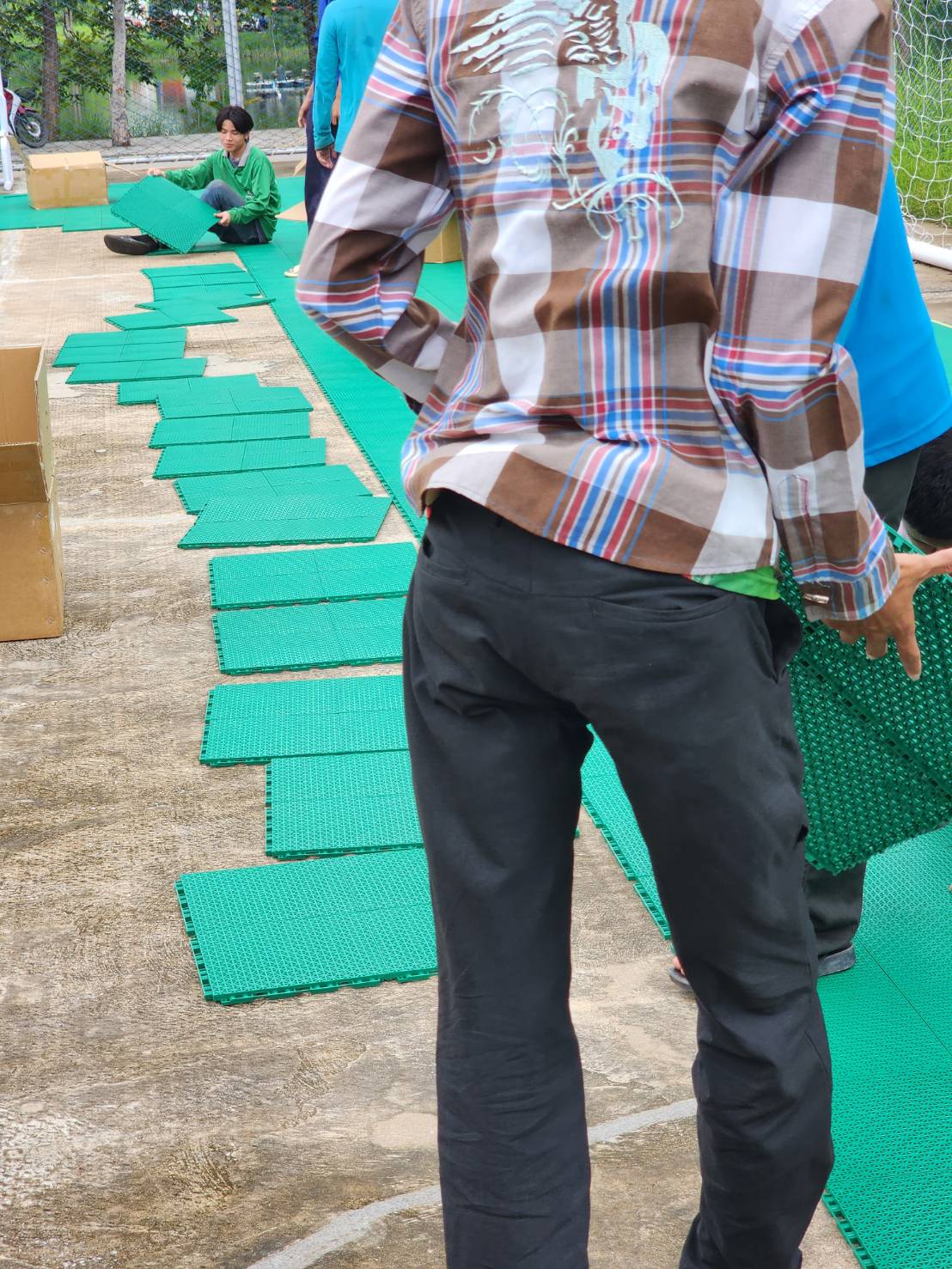 พื้นโพลีโพรพีลีน สำหรับสนามกีฬา สนามฟุตซอล