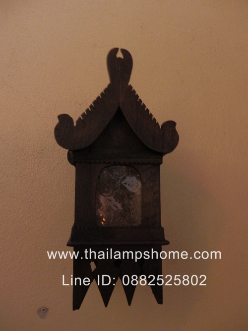 โคมไม้สัก (Teak Wood Lamp)